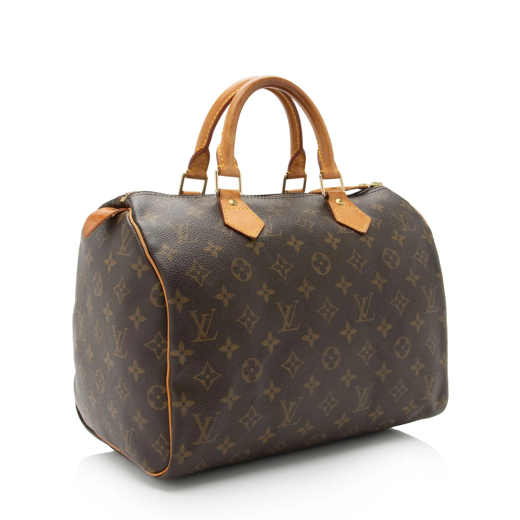 Louis Vuitton Vintage Monogram Canvas Speedy 30 Satchel (SHF-Lkta84)