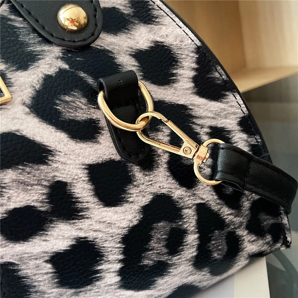 Luxury Messenger Leopard Print Bag