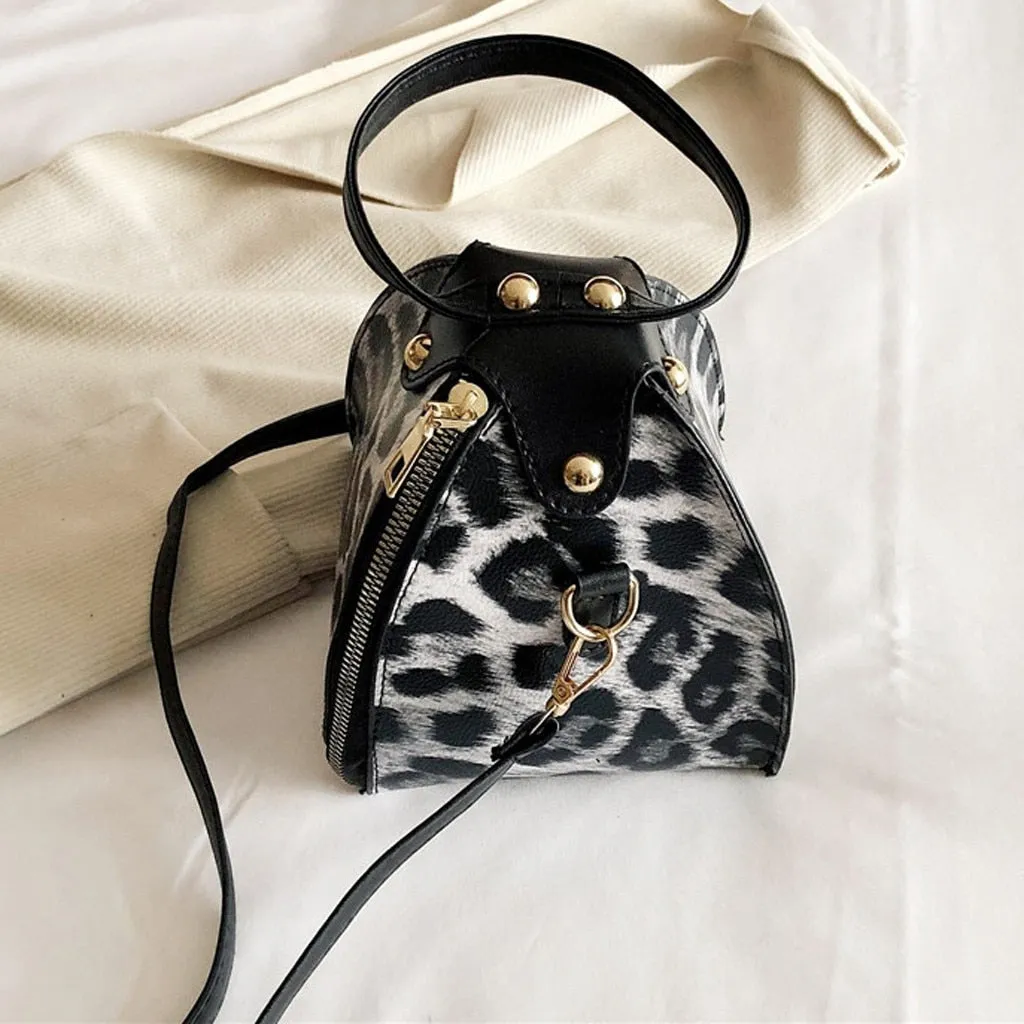 Luxury Messenger Leopard Print Bag