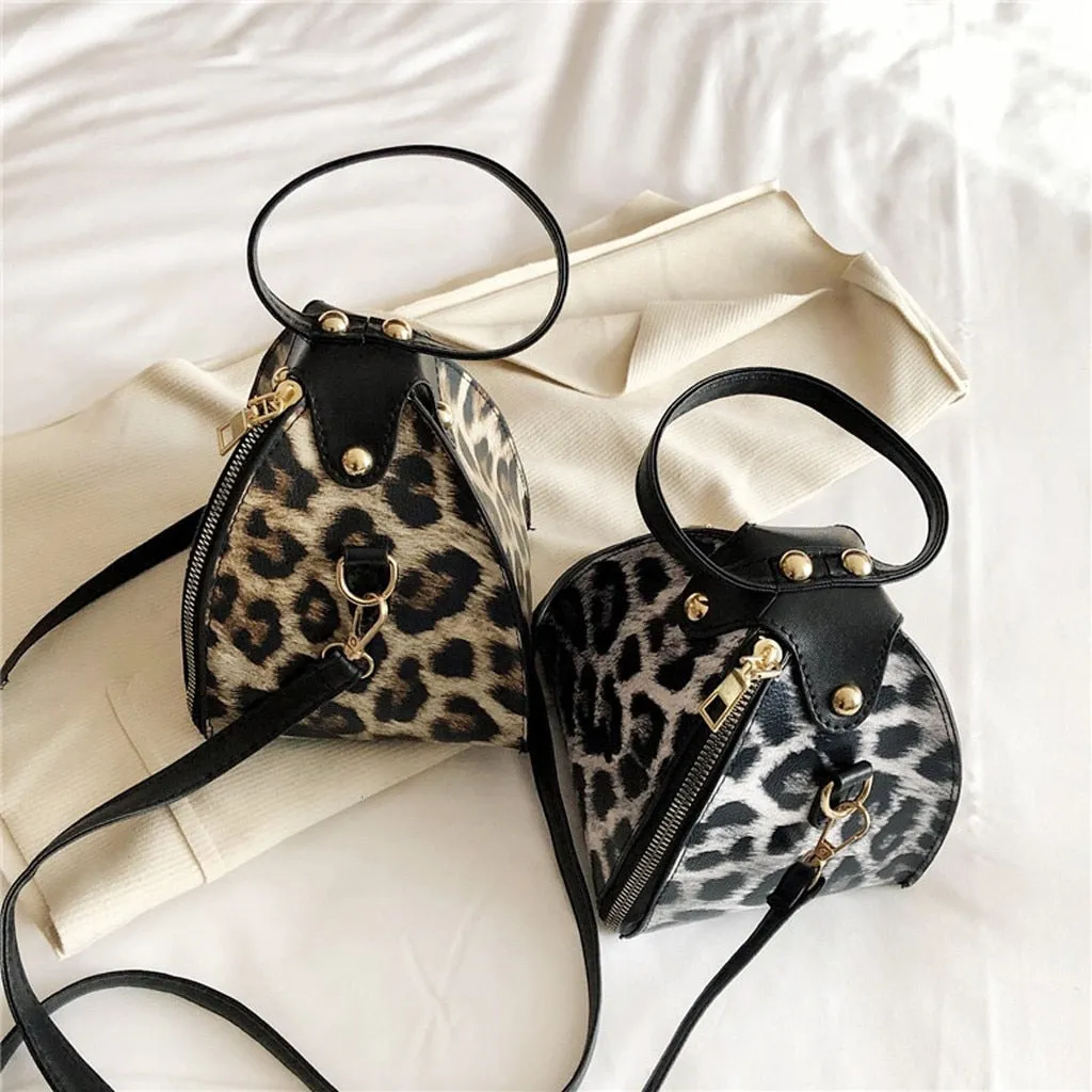 Luxury Messenger Leopard Print Bag