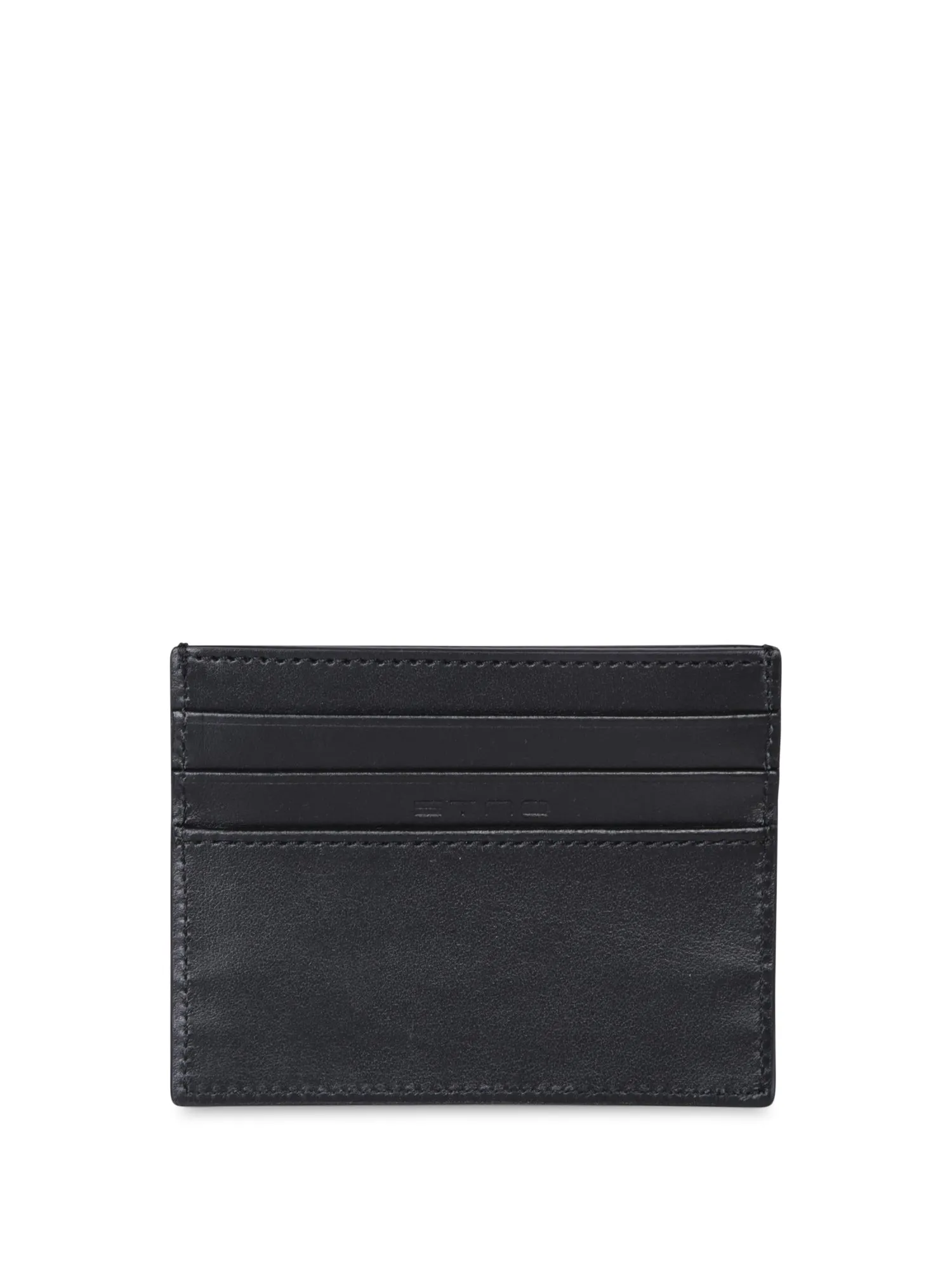 Macro logo black cardholder