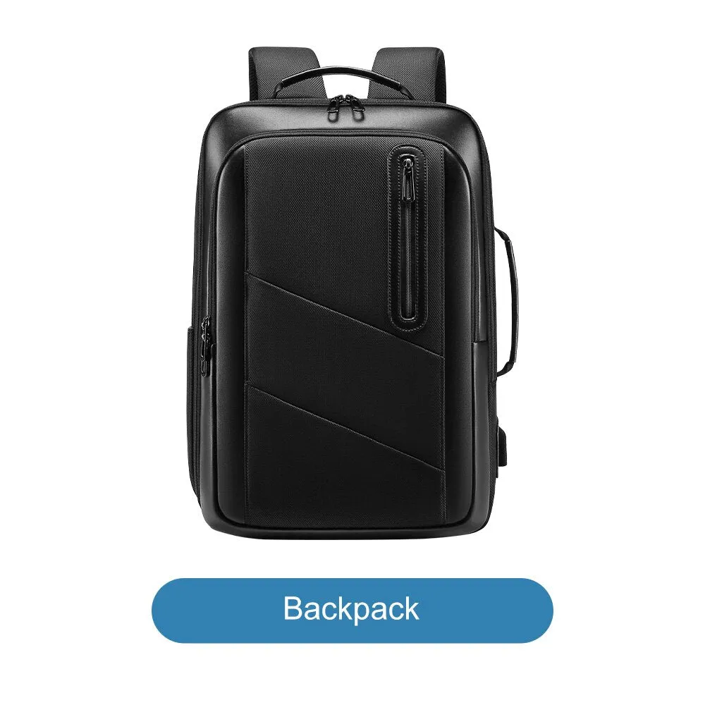 Men's Business Travel Backpack Waterproof Bags Male Business 15.6 Inch Laptop Backpack USB Charging