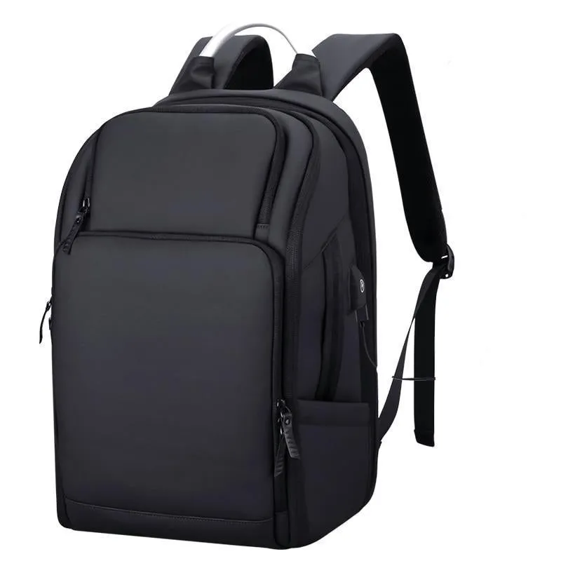 Men's Executive Large Sleek Backpack with USB Charging