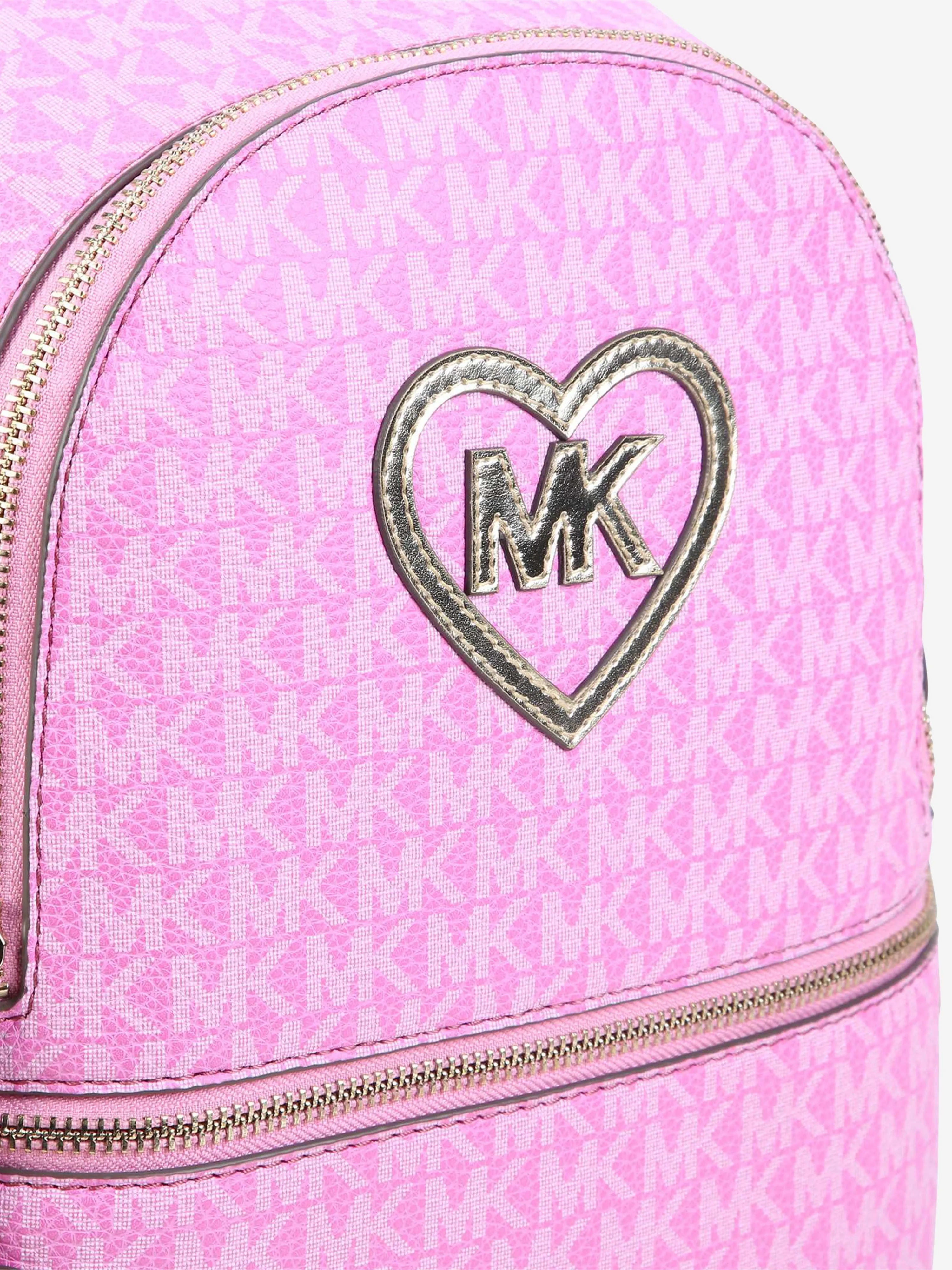 Michael Kors Girls Logo Backpack in Pink (29cm)