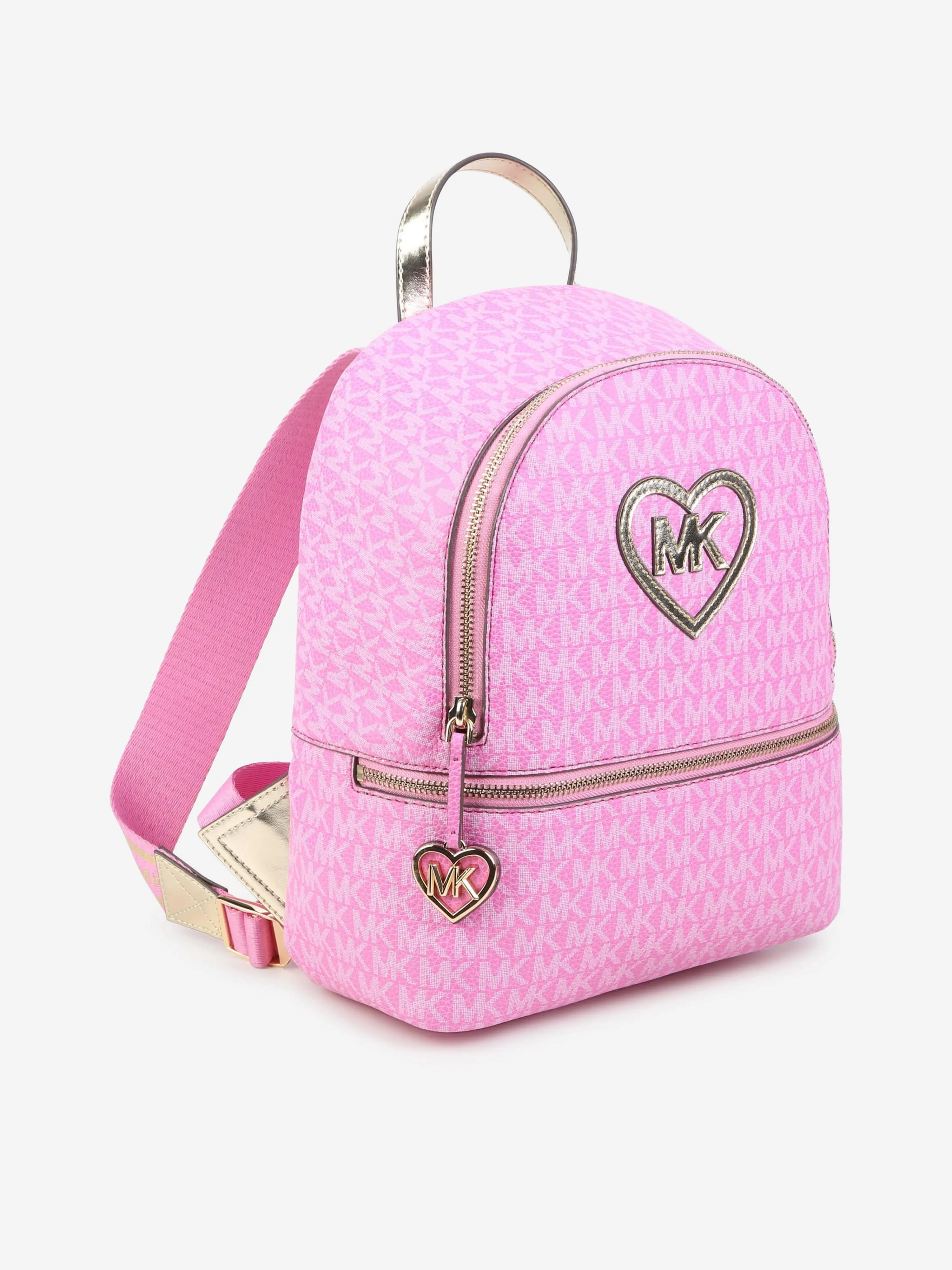 Michael Kors Girls Logo Backpack in Pink (29cm)