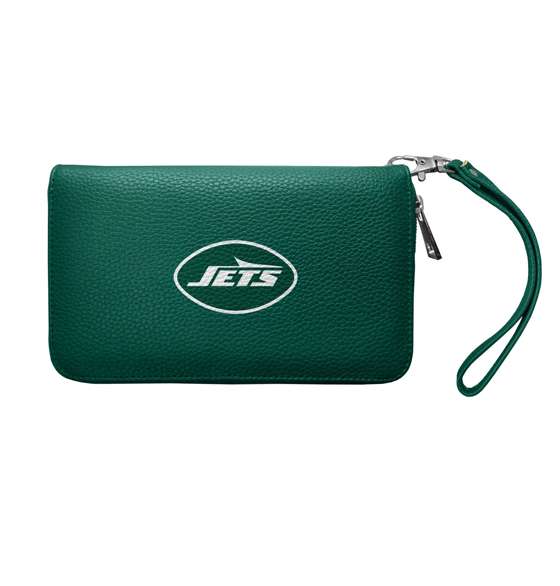 New York Jets Zip Organizer Wallet Pebble