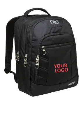 OGIO Colton Customzied Backpacks, Black/Silver