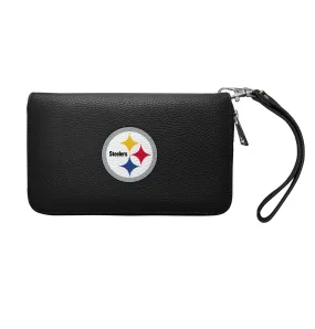 Pittsburgh Steelers Zip Organizer Wallet Pebble