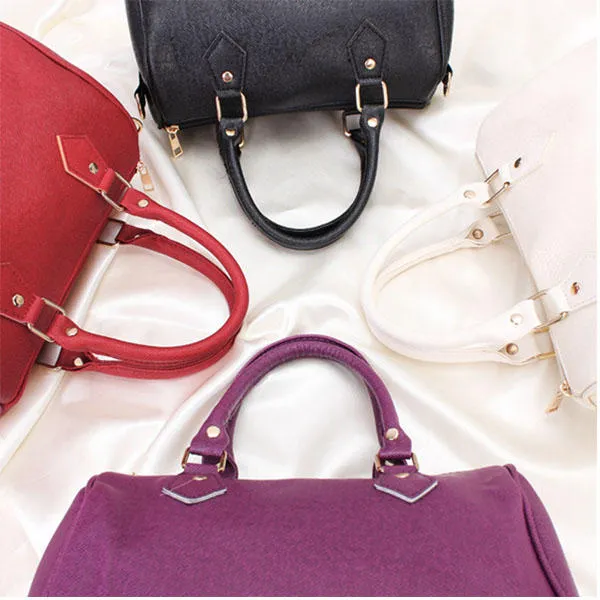 PU Messenger Bag Handbag Shoulder Tote Crossbody For Women