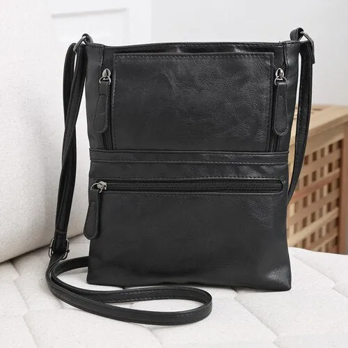 Purpdrank - Vintage Crossbody Bags for Women Messenger Bags High Quality Leather Handbag Female Shoulder Bag Bolsa Feminina