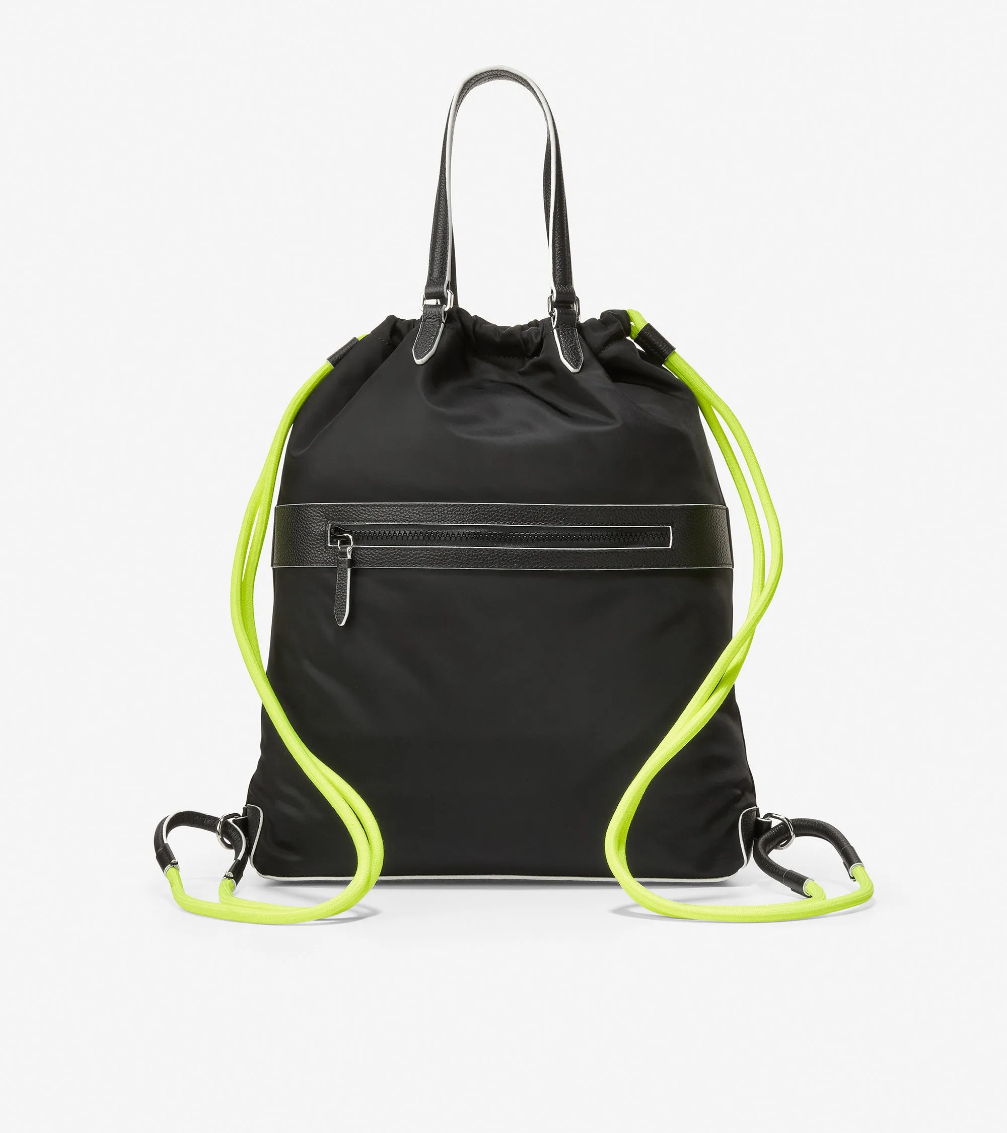 Radiant Nylon Drawstring Backpack