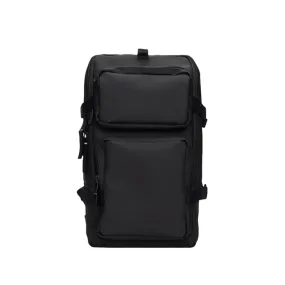 Rains Trail Cargo Backpack in Black