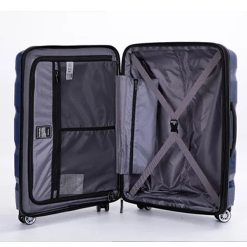 Richland Fashion Hand Luggage Lightweight PP Hard Shell Trolley Expandable Travel Suitcase with 4 Wheels - Large 28"