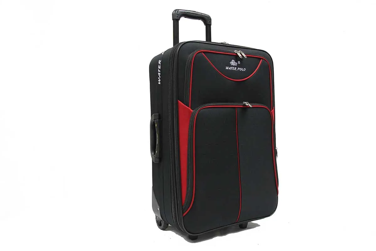 Robust Softside Expandable Fabric Luggage with 2 Cart Wheels