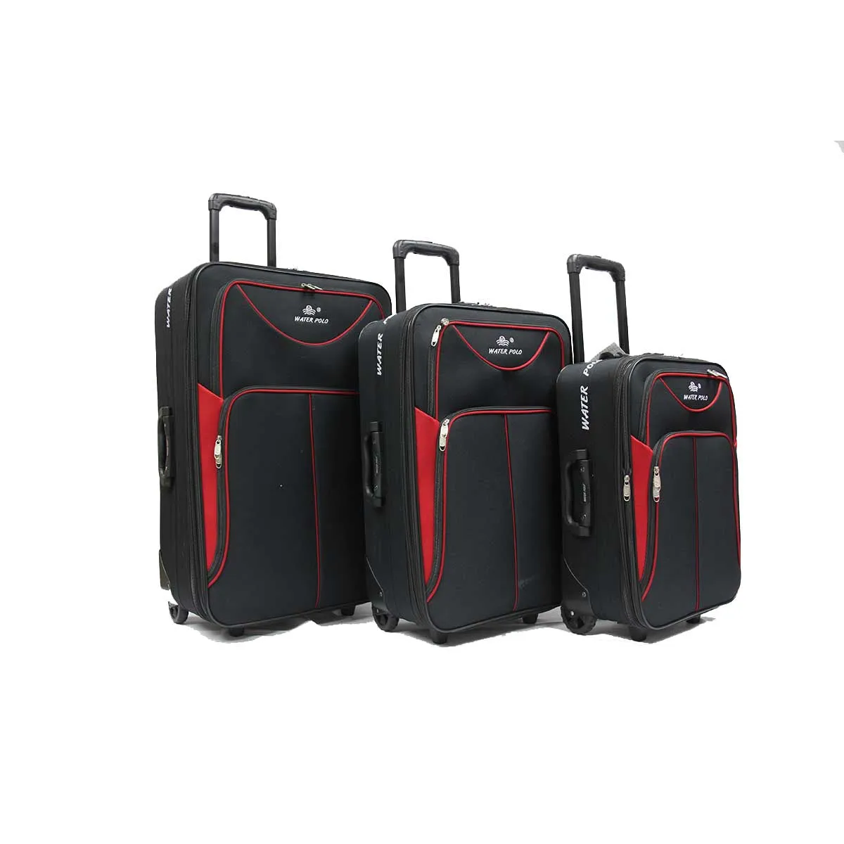 Robust Softside Expandable Fabric Luggage with 2 Cart Wheels