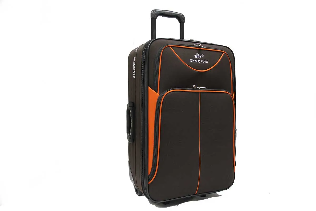 Robust Softside Expandable Fabric Luggage with 2 Cart Wheels