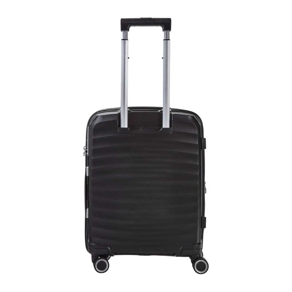 Rock Sunwave 54cm Carry On Hardsided Luggage - Black