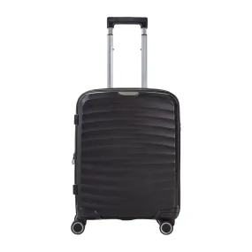 Rock Sunwave 54cm Carry On Hardsided Luggage - Black