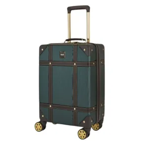 Rock Vintage 54cm Carry On Hardsided Luggage - Green