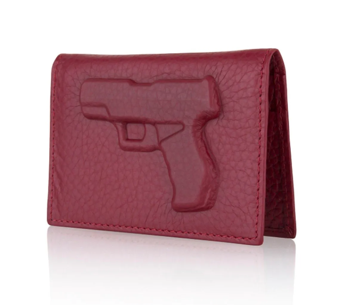 RUBY RED GUN CARDHOLDER