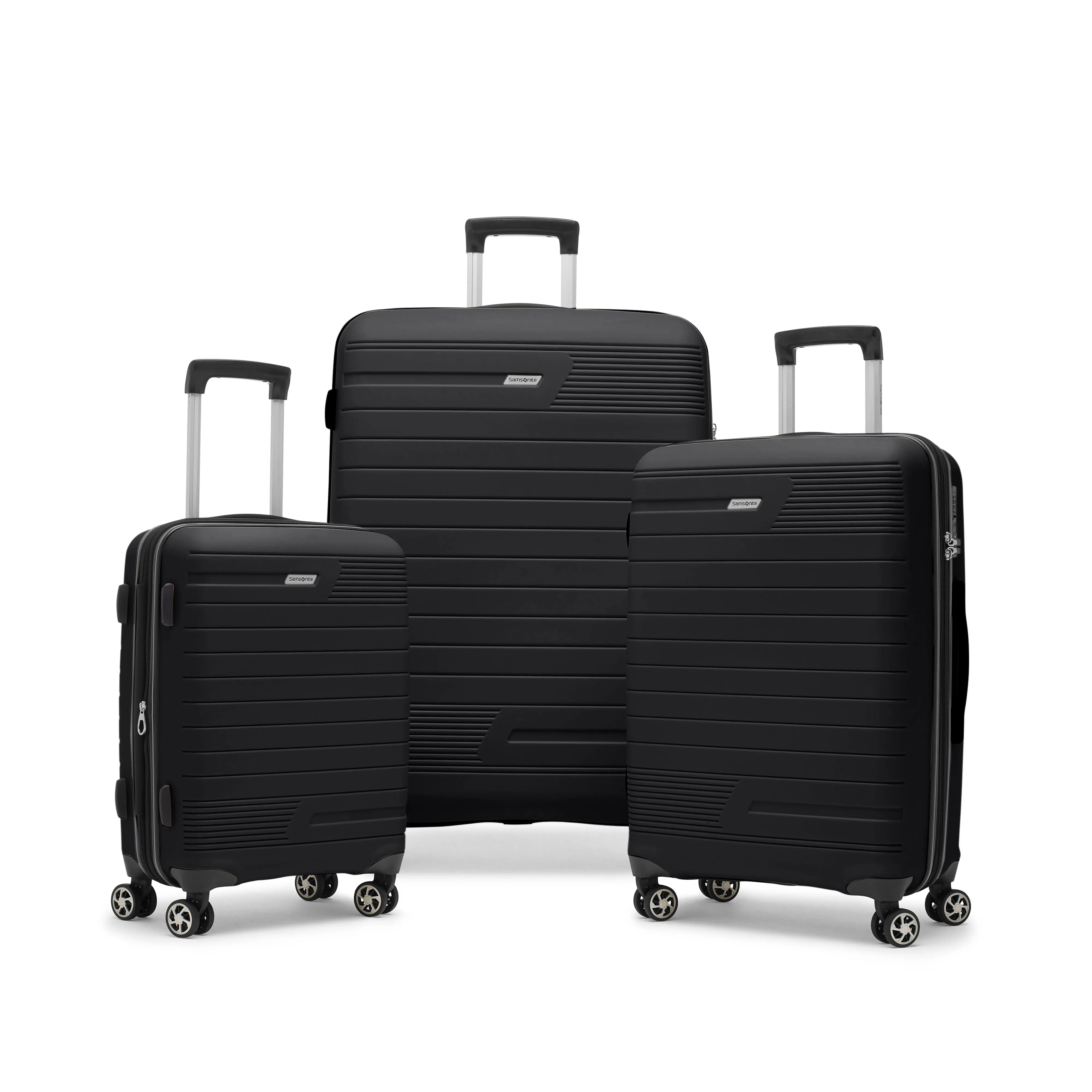 Samsonite Sirocco Collection 3 Piece Nested Spinner Expandable Luggage Set