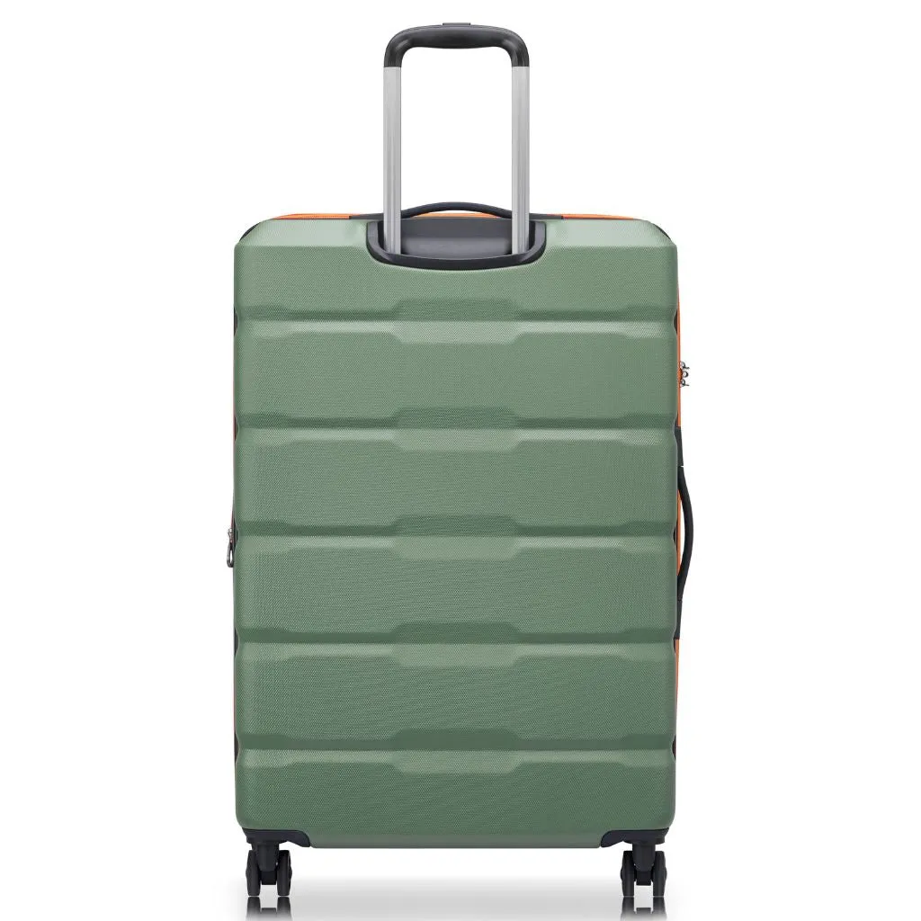 Securitech By Delsey Citadel 75cm Large Exp Hardsided Luggage - Green