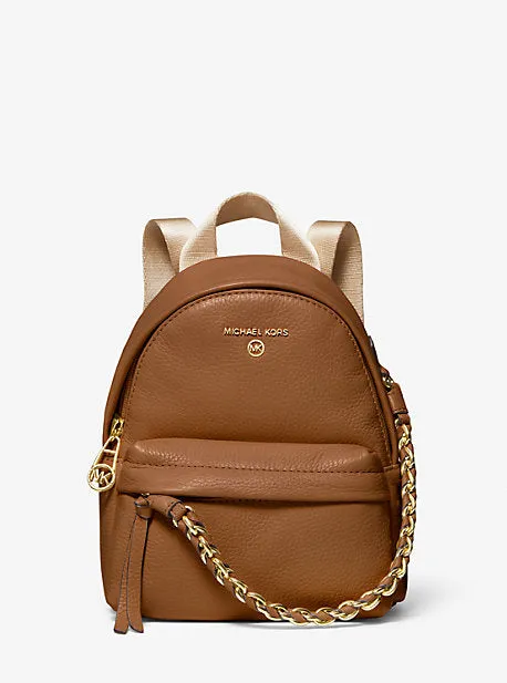 Slater Extra-Small Pebbled Leather Convertible Backpack