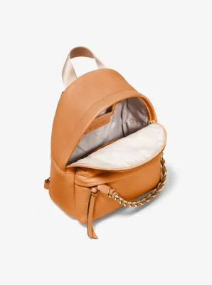 Slater Extra-Small Pebbled Leather Convertible Backpack