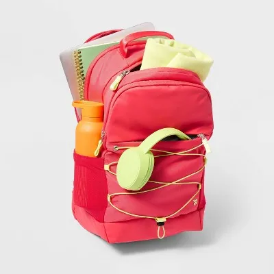 Sporty 19" Backpack Red/Lime - All In Motion?