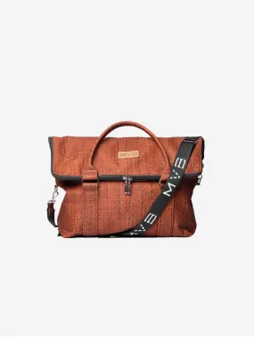 The Versa Cork Vegan Messenger Bag | Croco