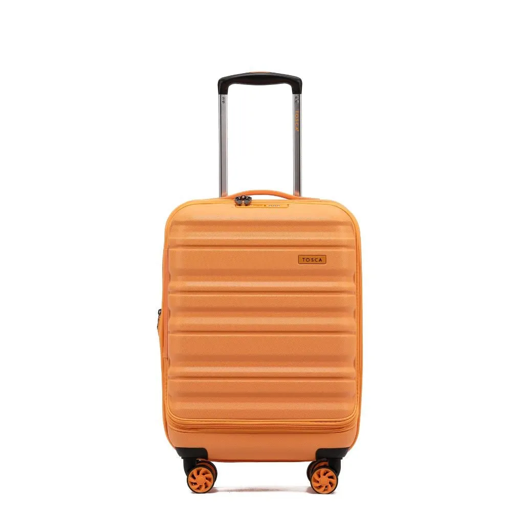 Tosca Sub Zero 2.0 Carry On 55cm Hardsided Luggage - Orange