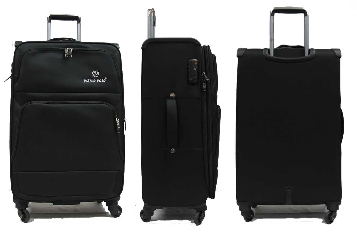 Ultralight Softside Expandable Luggage with Spinner Wheels TSA Lock