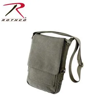 Vintage Style Canvas Military Tech Bag