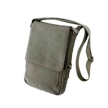 Vintage Style Canvas Military Tech Bag