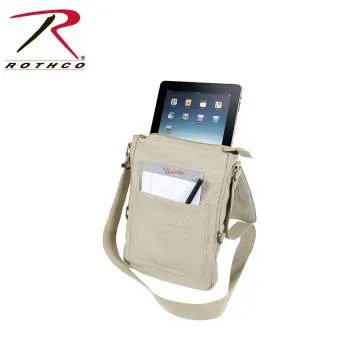 Vintage Style Canvas Military Tech Bag