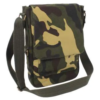 Vintage Style Canvas Military Tech Bag