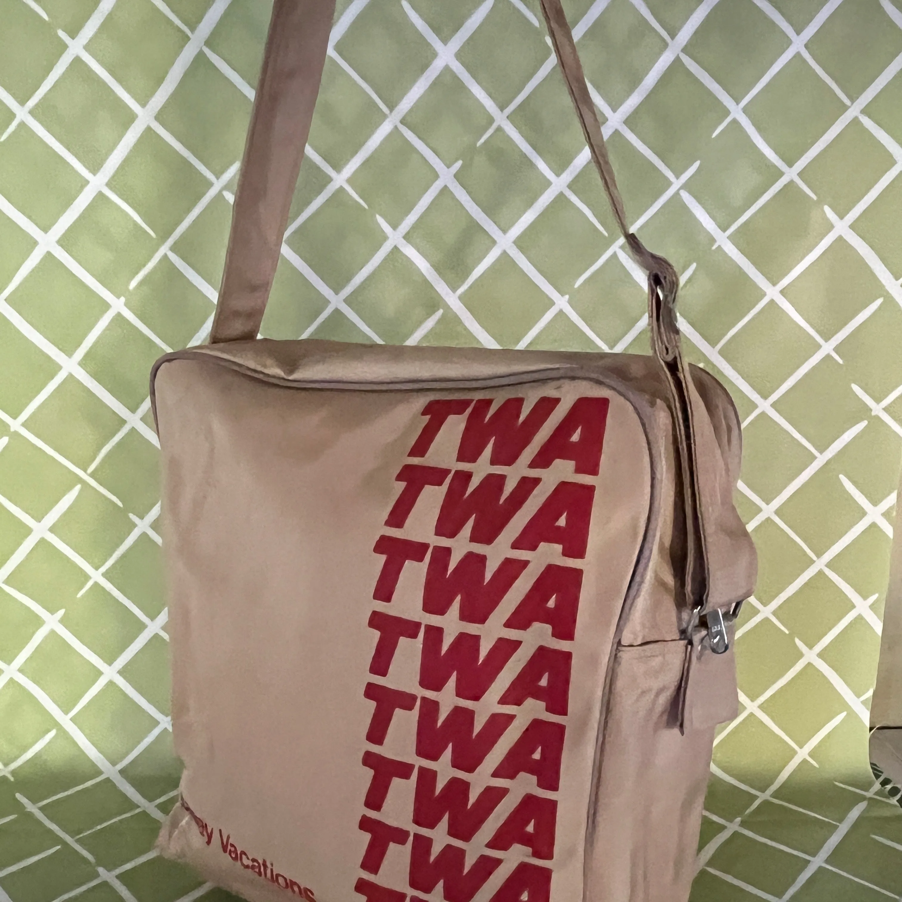 Vintage TWA Messenger Bag