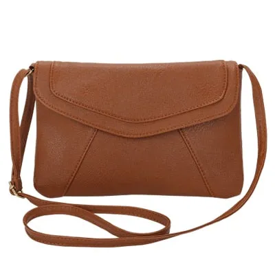 women vintage leather clutches crossbody shoulder messenger bags handbags