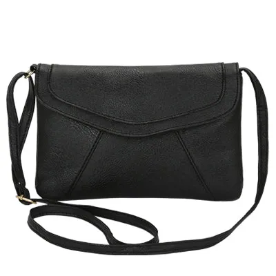 women vintage leather clutches crossbody shoulder messenger bags handbags